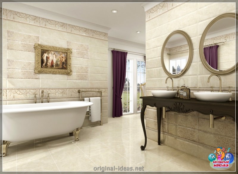 Azulejos de baño: 70 fotos de las mejores ideas de diseño en el interior (azulejos, baño, fotos, ideas, diseño, interior) Azulejos de baño: 70 fotos de las mejores ideas de diseño en el interior