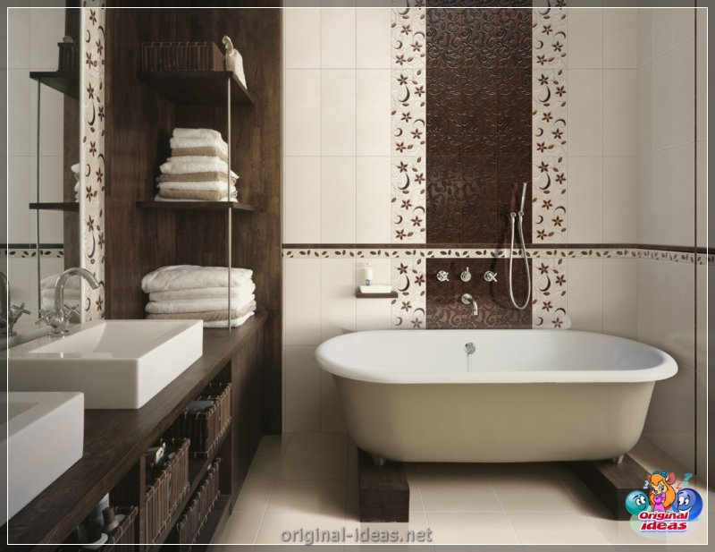 Azulejos de baño: 70 fotos de las mejores ideas de diseño en el interior (azulejos, baño, fotos, ideas, diseño, interior) Azulejos de baño: 70 fotos de las mejores ideas de diseño en el interior