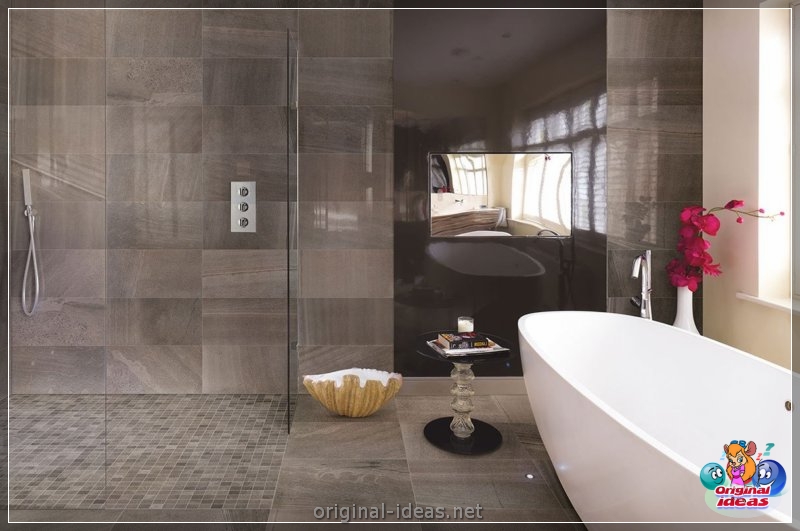 Azulejos de baño: 70 fotos de las mejores ideas de diseño en el interior (azulejos, baño, fotos, ideas, diseño, interior) Azulejos de baño: 70 fotos de las mejores ideas de diseño en el interior