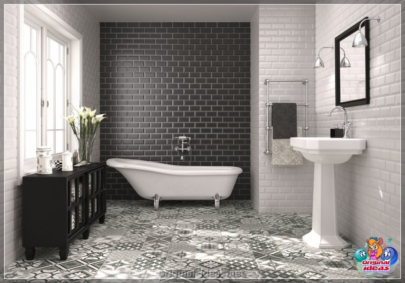 Azulejos de baño: 70 fotos de las mejores ideas de diseño en el interior (azulejos, baño, fotos, ideas, diseño, interior) Azulejos de baño: 70 fotos de las mejores ideas de diseño en el interior