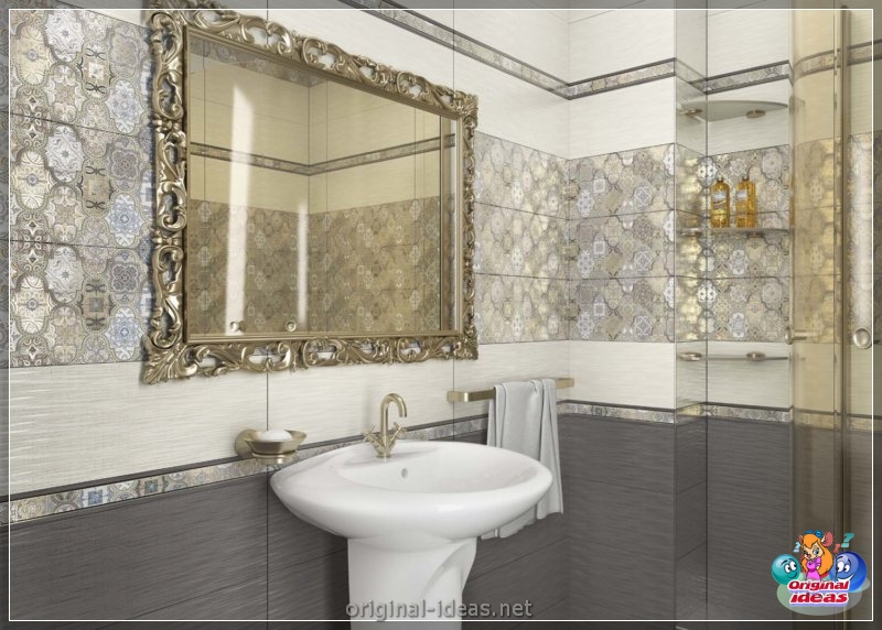 Azulejos de baño: 70 fotos de las mejores ideas de diseño en el interior (azulejos, baño, fotos, ideas, diseño, interior) Azulejos de baño: 70 fotos de las mejores ideas de diseño en el interior