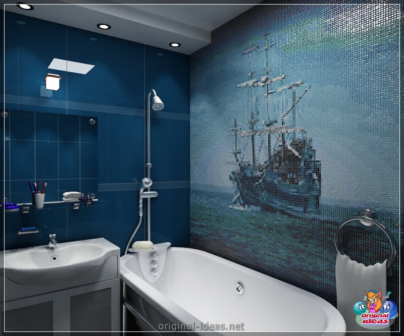 Azulejos de baño: 70 fotos de las mejores ideas de diseño en el interior (azulejos, baño, fotos, ideas, diseño, interior) Azulejos de baño: 70 fotos de las mejores ideas de diseño en el interior