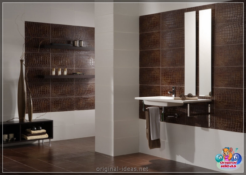 Azulejos de baño: 70 fotos de las mejores ideas de diseño en el interior (azulejos, baño, fotos, ideas, diseño, interior) Azulejos de baño: 70 fotos de las mejores ideas de diseño en el interior