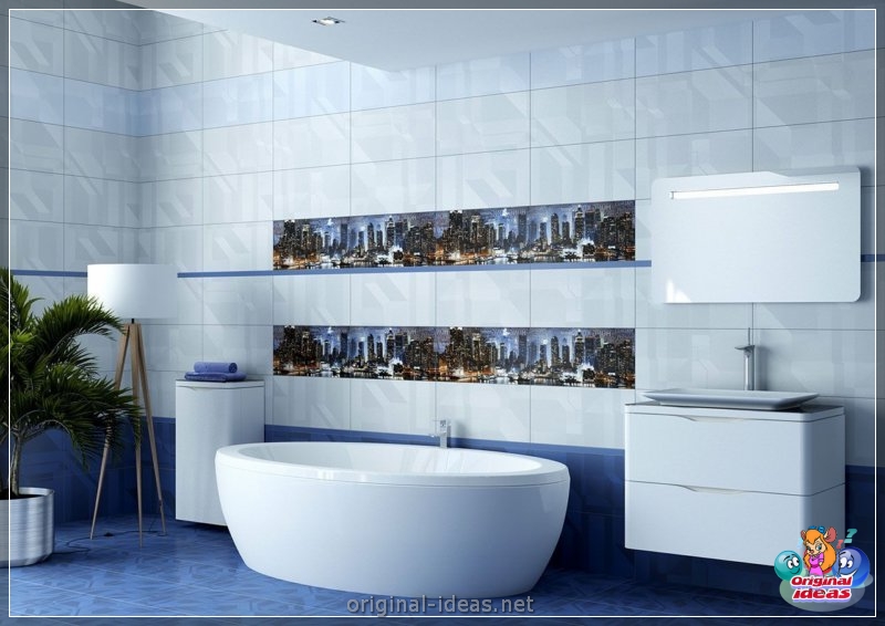 Azulejos de baño: 70 fotos de las mejores ideas de diseño en el interior (azulejos, baño, fotos, ideas, diseño, interior) Azulejos de baño: 70 fotos de las mejores ideas de diseño en el interior