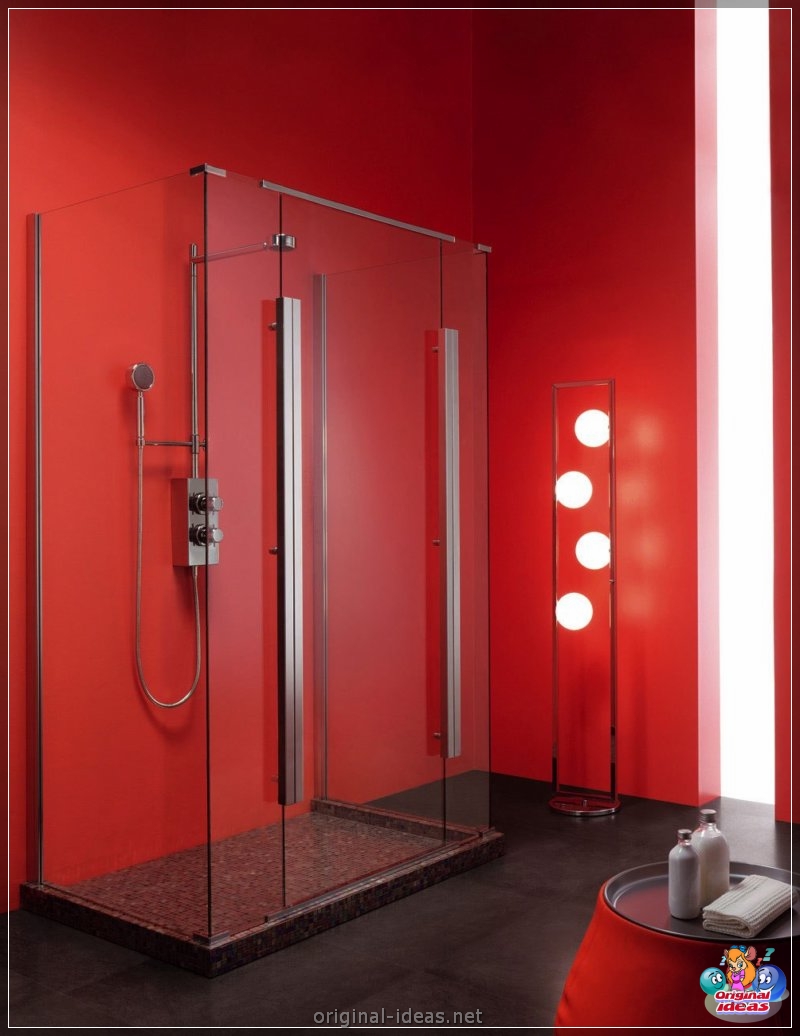 Baño rojo - 90 fotos de las ideas de diseño moderno brillante (baño, rojo, fotos, ideas, diseño, moderno) Baño rojo - 90 fotos de las ideas de diseño moderno brillante