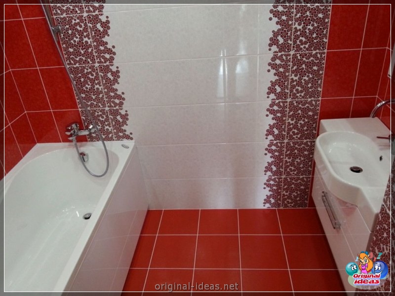 Baño rojo - 90 fotos de las ideas de diseño moderno brillante (baño, rojo, fotos, ideas, diseño, moderno) Baño rojo - 90 fotos de las ideas de diseño moderno brillante