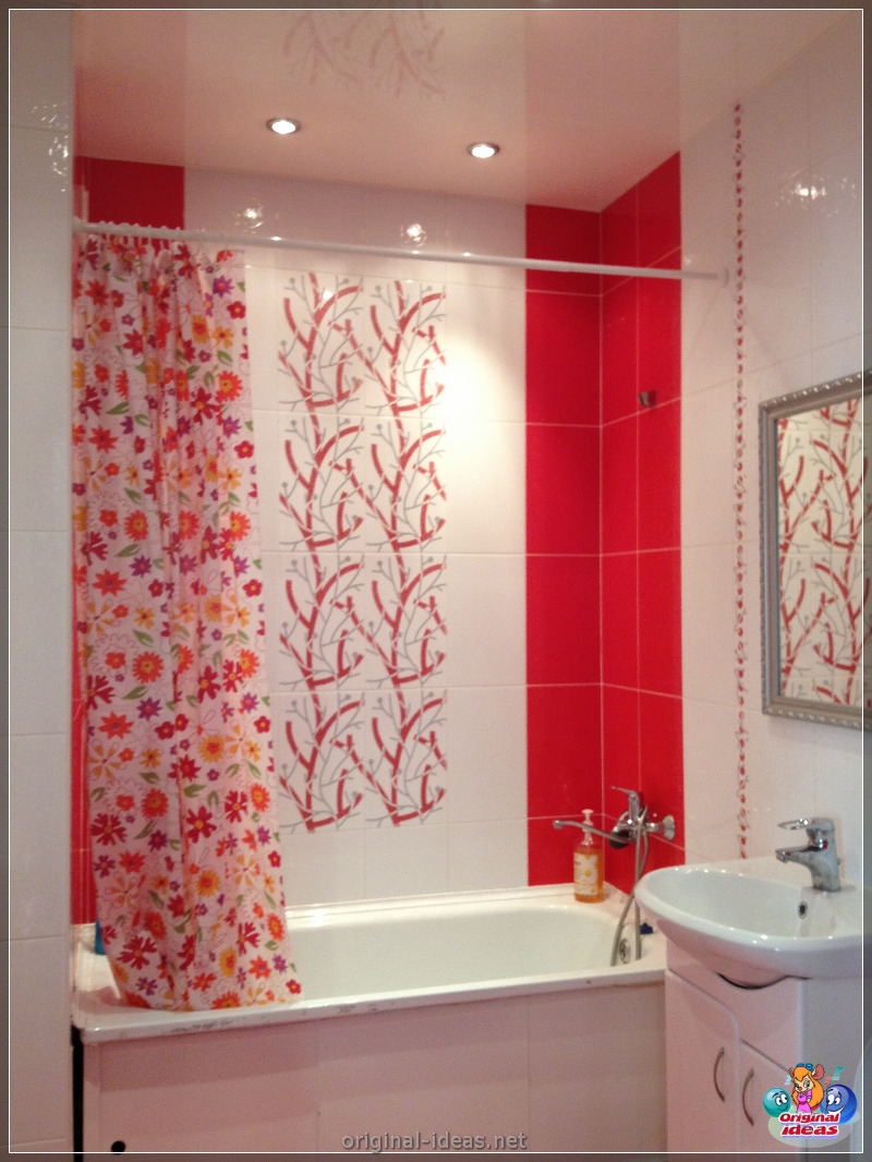Baño rojo - 90 fotos de las ideas de diseño moderno brillante (baño, rojo, fotos, ideas, diseño, moderno) Baño rojo - 90 fotos de las ideas de diseño moderno brillante