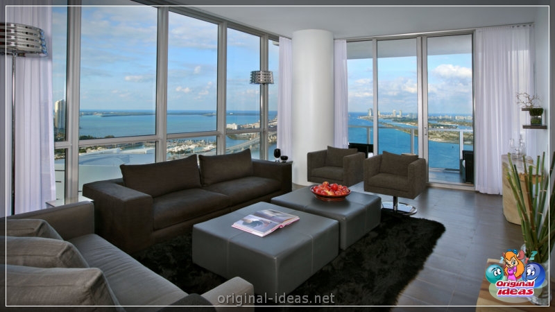 Hall con dos ventanas: 60 fotos de ideas de estilo moderna en el interior (ventanas, fotos, estilo, interior, ventanas este caso) Hall con dos ventanas: 60 fotos de ideas de estilo moderna en el interior