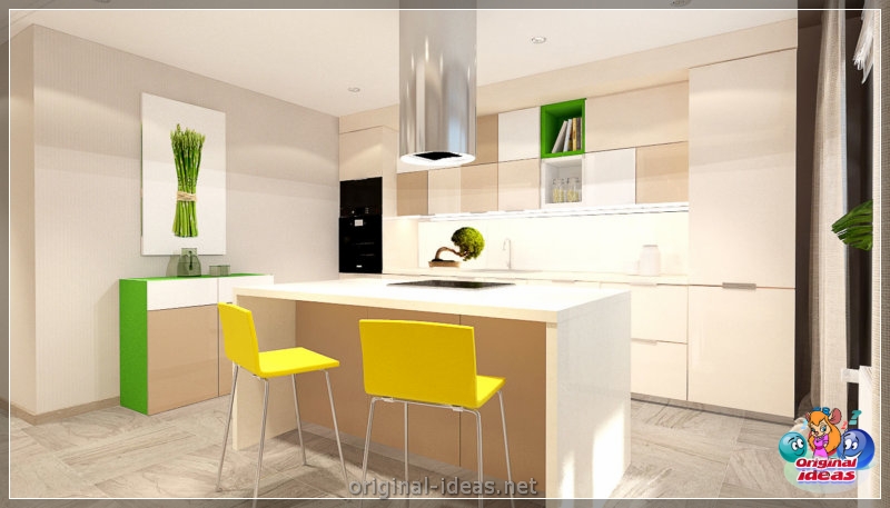 Cocina en el apartamento - 70 fotos de ideas de diseño elegantes (cocina, apartamento, fotos, diseño, elegantes, Segunda vida cosas) Cocina en el apartamento - 70 fotos de ideas de diseño elegantes