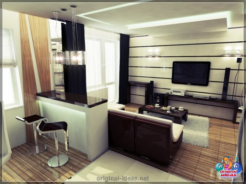 Cocina en el apartamento - 70 fotos de ideas de diseño elegantes (cocina, apartamento, fotos, diseño, elegantes, Segunda vida cosas) Cocina en el apartamento - 70 fotos de ideas de diseño elegantes