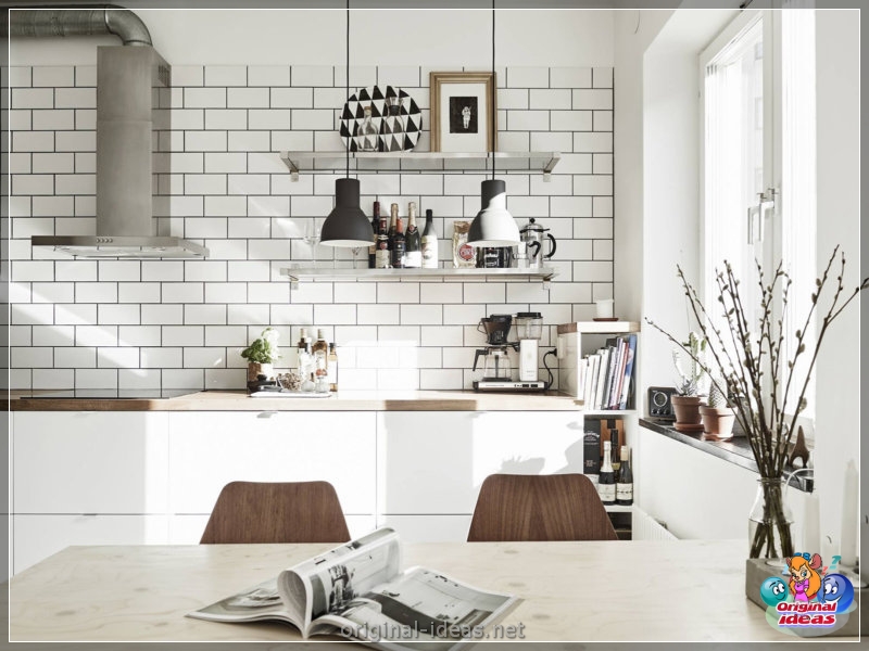 Cocina en el apartamento - 70 fotos de ideas de diseño elegantes (cocina, apartamento, fotos, diseño, elegantes, Segunda vida cosas) Cocina en el apartamento - 70 fotos de ideas de diseño elegantes
