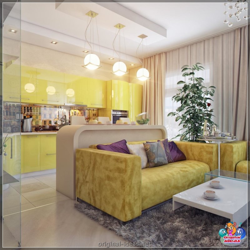 Cocina en el apartamento - 70 fotos de ideas de diseño elegantes (cocina, apartamento, fotos, diseño, elegantes, Segunda vida cosas) Cocina en el apartamento - 70 fotos de ideas de diseño elegantes