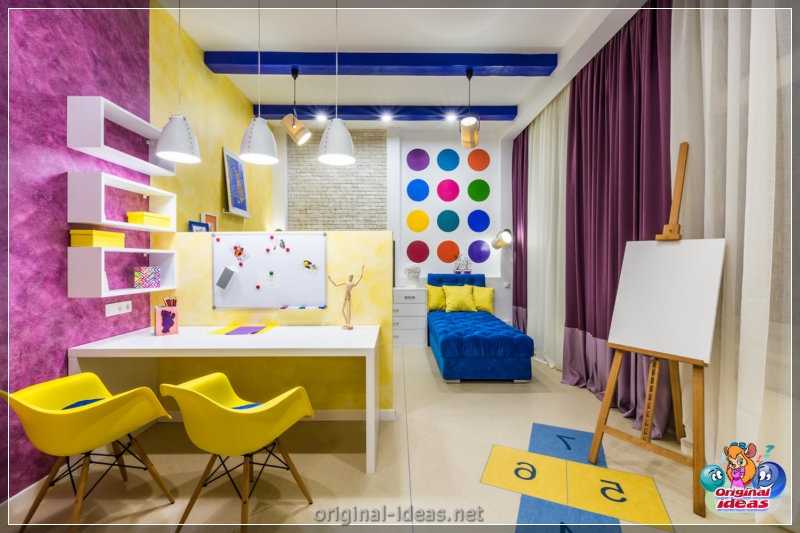 Muros en la guardería - 70 fotos de diseño para un niño y para una niña (guardería, fotos, diseño, para, niño) Muros en la guardería - 70 fotos de diseño para un niño y para una niña