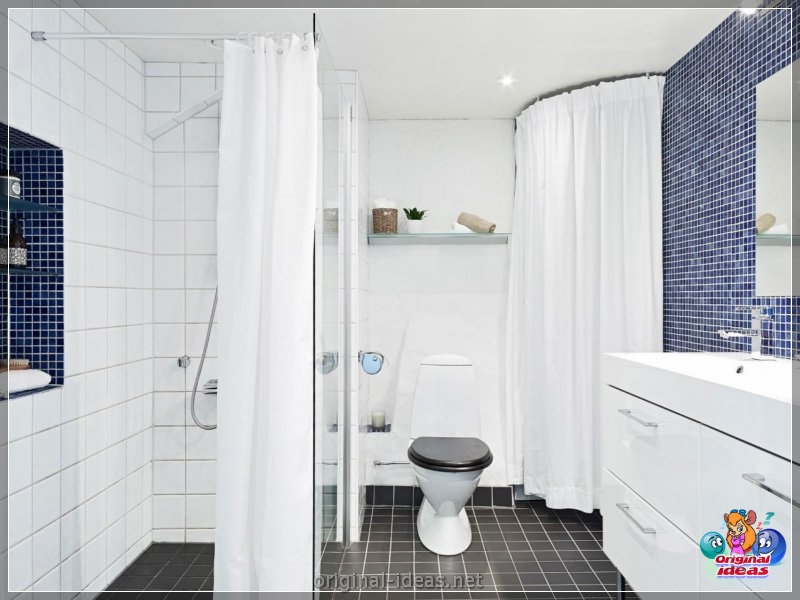 Das Design eines weißen Badezimmers - Optionen zum Kombinieren (75 Fotos von Ideen) (design, eines, weißen, badezimmers, kombinieren) Das Design eines weißen Badezimmers - Optionen zum Kombinieren (75 Fotos von Ideen)