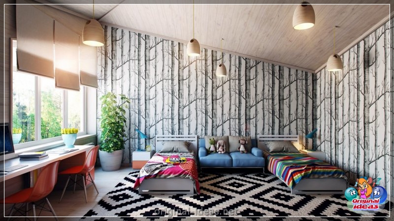 Papel tapiz de papel: tipos y características de una combinación en el interior (88 fotos) (papel, tapiz, tipos, características, interior) Papel tapiz de papel: tipos y características de una combinación en el interior (88 fotos)