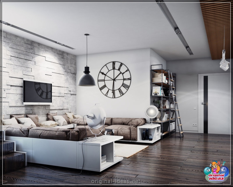 Loft -Art -Apartment -Design - 75 Fotos von Designideen (loft, apartment, design, einer Wohnung Loftstil, Fotodesign Wohnungen Stil, Fotodesign Wohnungen Stil Lofts) Loft -Art -Apartment -Design - 75 Fotos von Designideen