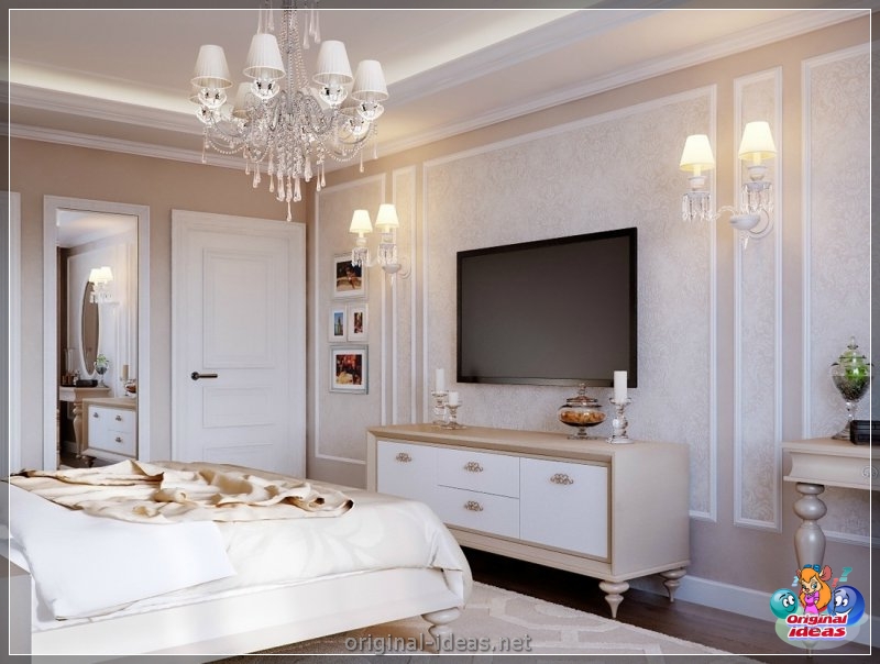 Cómo y dónde colocar un televisor en el dormitorio: revisión de las mejores soluciones + fotos con instrucciones (cómo, televisor, dormitorio, soluciones) Cómo y dónde colocar un televisor en el dormitorio: revisión de las mejores soluciones + fotos con instrucciones