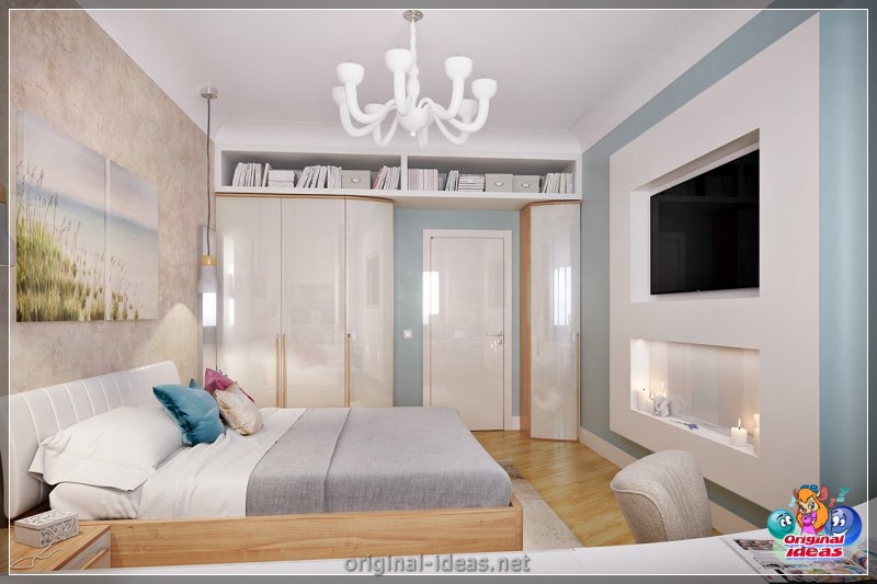 Cómo y dónde colocar un televisor en el dormitorio: revisión de las mejores soluciones + fotos con instrucciones (cómo, televisor, dormitorio, soluciones) Cómo y dónde colocar un televisor en el dormitorio: revisión de las mejores soluciones + fotos con instrucciones