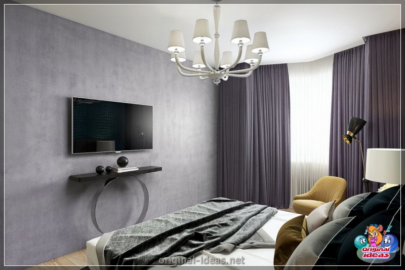 Cómo y dónde colocar un televisor en el dormitorio: revisión de las mejores soluciones + fotos con instrucciones (cómo, televisor, dormitorio, soluciones) Cómo y dónde colocar un televisor en el dormitorio: revisión de las mejores soluciones + fotos con instrucciones
