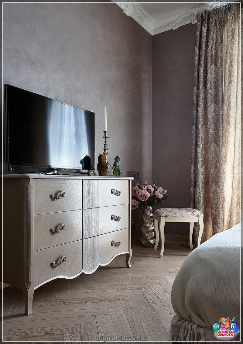 Cómo y dónde colocar un televisor en el dormitorio: revisión de las mejores soluciones + fotos con instrucciones (cómo, televisor, dormitorio, soluciones) Cómo y dónde colocar un televisor en el dormitorio: revisión de las mejores soluciones + fotos con instrucciones