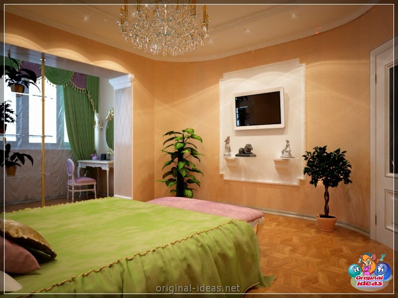Cómo y dónde colocar un televisor en el dormitorio: revisión de las mejores soluciones + fotos con instrucciones (cómo, televisor, dormitorio, soluciones) Cómo y dónde colocar un televisor en el dormitorio: revisión de las mejores soluciones + fotos con instrucciones