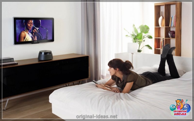 Cómo y dónde colocar un televisor en el dormitorio: revisión de las mejores soluciones + fotos con instrucciones (cómo, televisor, dormitorio, soluciones) Cómo y dónde colocar un televisor en el dormitorio: revisión de las mejores soluciones + fotos con instrucciones