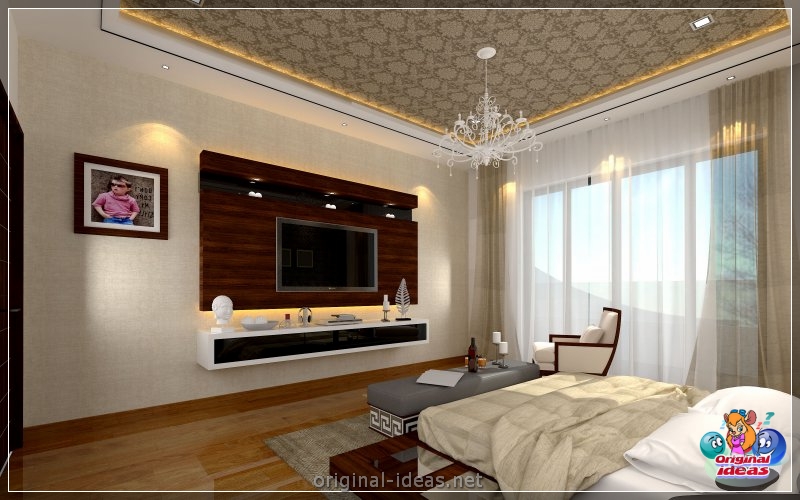 Cómo y dónde colocar un televisor en el dormitorio: revisión de las mejores soluciones + fotos con instrucciones (cómo, televisor, dormitorio, soluciones) Cómo y dónde colocar un televisor en el dormitorio: revisión de las mejores soluciones + fotos con instrucciones