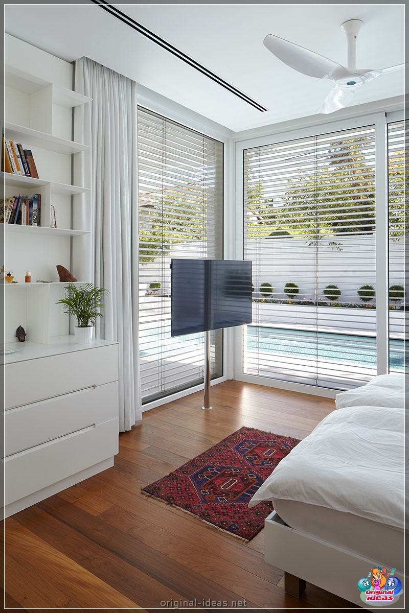 Cómo y dónde colocar un televisor en el dormitorio: revisión de las mejores soluciones + fotos con instrucciones (cómo, televisor, dormitorio, soluciones) Cómo y dónde colocar un televisor en el dormitorio: revisión de las mejores soluciones + fotos con instrucciones