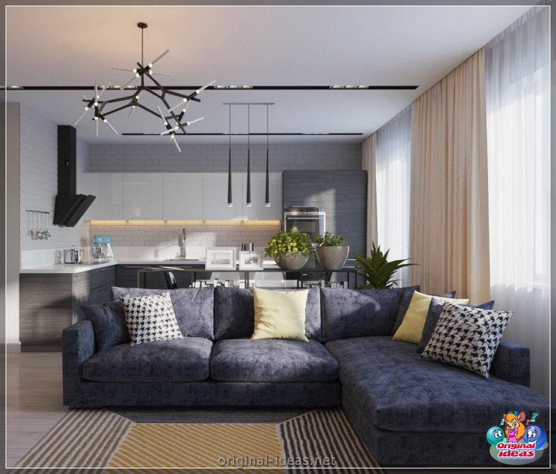 Sala de estar en un estilo moderno: 100 fotos de las mejores soluciones de diseño (sala, estar, estilo, moderno, soluciones) Sala de estar en un estilo moderno: 100 fotos de las mejores soluciones de diseño