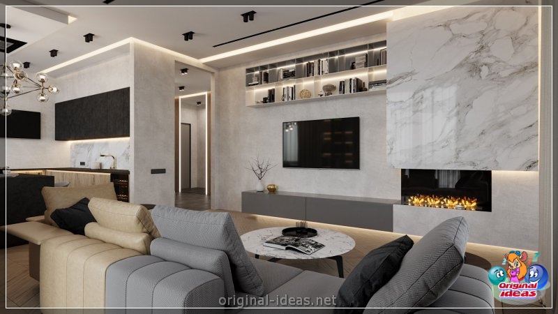 Sala de estar en un estilo moderno: 100 fotos de las mejores soluciones de diseño (sala, estar, estilo, moderno, soluciones) Sala de estar en un estilo moderno: 100 fotos de las mejores soluciones de diseño