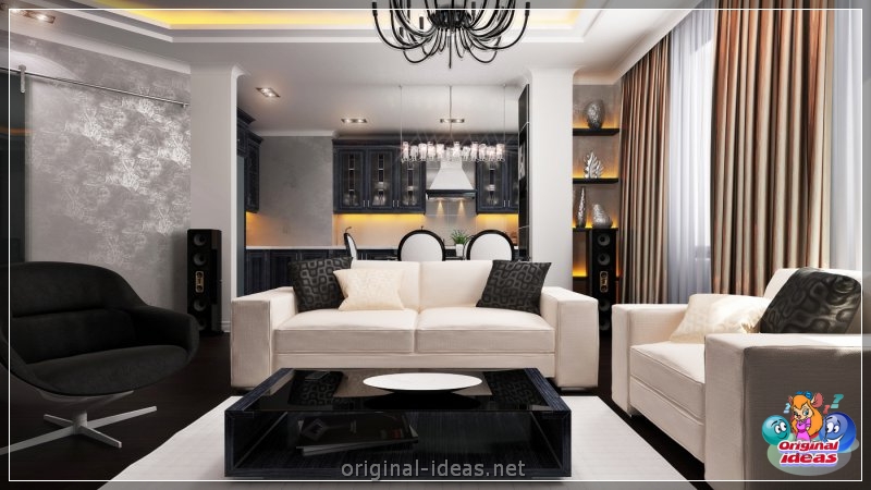 Sala de estar en un estilo moderno: 100 fotos de las mejores soluciones de diseño (sala, estar, estilo, moderno, soluciones) Sala de estar en un estilo moderno: 100 fotos de las mejores soluciones de diseño