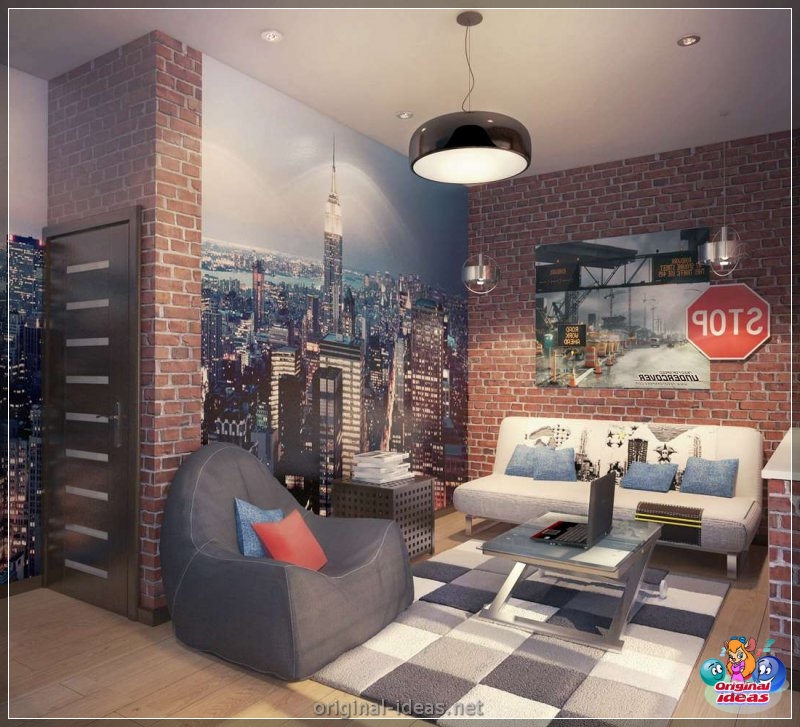 Dormitorio para un adolescente - 100 mejores fotos con ideas para organizar! (dormitorio, para, adolescente, fotos, dormitorio para adolescente, para adolescente elegir) Dormitorio para un adolescente - 100 mejores fotos con ideas para organizar!
