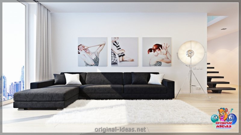 Sala de estar en el estilo del minimalismo: 95 fotos de la combinación perfecta de estilo y diseño moderno (sala, estar, estilo, minimalismo) Sala de estar en el estilo del minimalismo: 95 fotos de la combinación perfecta de estilo y diseño moderno