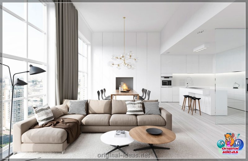 Sala de estar en el estilo del minimalismo: 95 fotos de la combinación perfecta de estilo y diseño moderno (sala, estar, estilo, minimalismo) Sala de estar en el estilo del minimalismo: 95 fotos de la combinación perfecta de estilo y diseño moderno