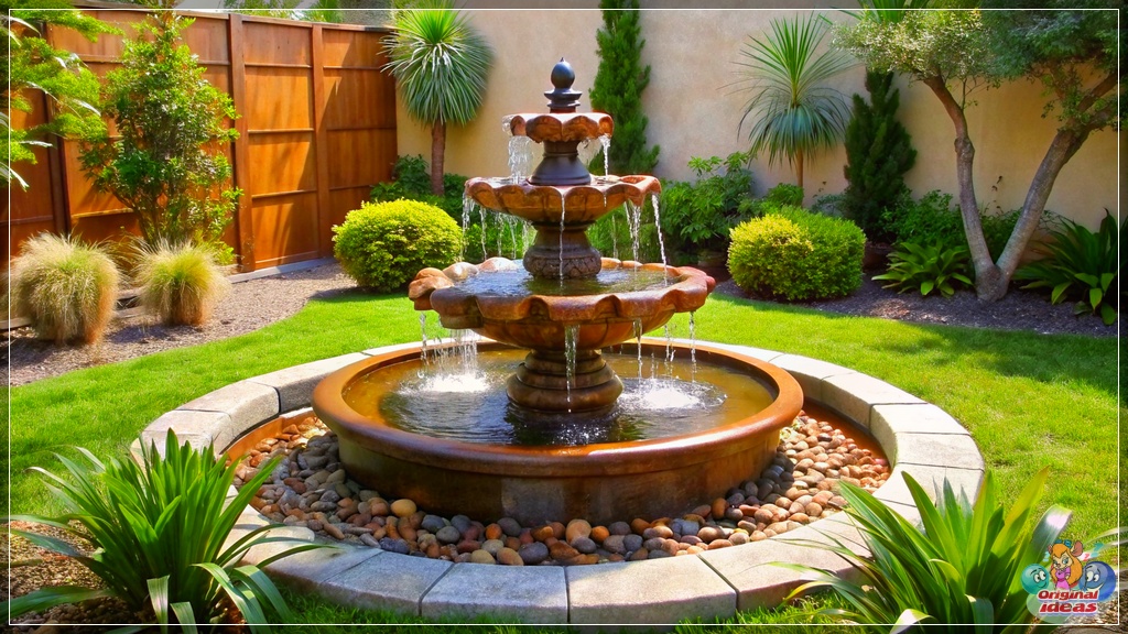 Backyard Design Delights: Small Fountains and Waterfall Features Backyard Design Delights: Small Fountains and Waterfall Features