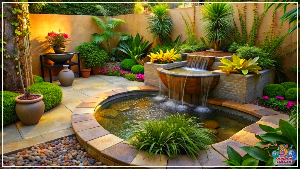 Creating an Outdoor Oasis: Backyard Design Ideas with Small Fountains and Waterfalls Creating an Outdoor Oasis: Backyard Design Ideas with Small Fountains and Waterfalls