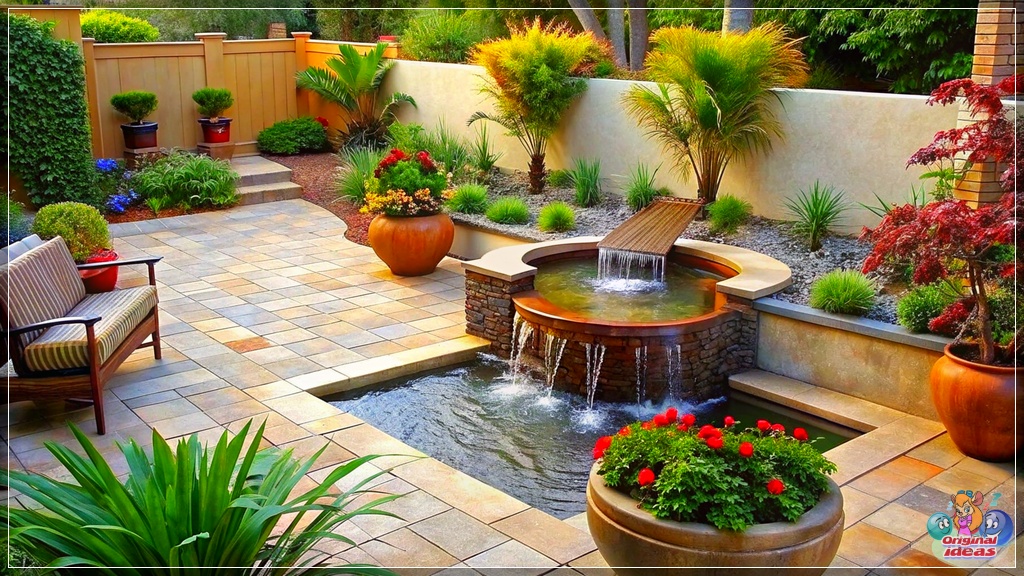 Exploring Backyard Design: Small Fountain versus Waterfall Feature Exploring Backyard Design: Small Fountain versus Waterfall Feature