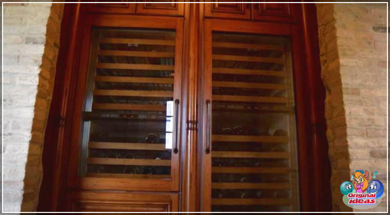 design della casa Armadio per vino in casa di lusso