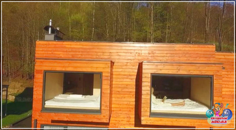 design moderne Fenêtre extérieure de la chambre micro appartement