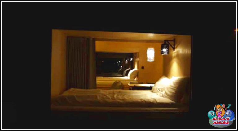 design moderne Micro appartement chambre mezzanine