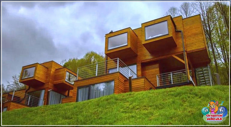 design moderne Micro appartement moderne avec terrasse extérieure