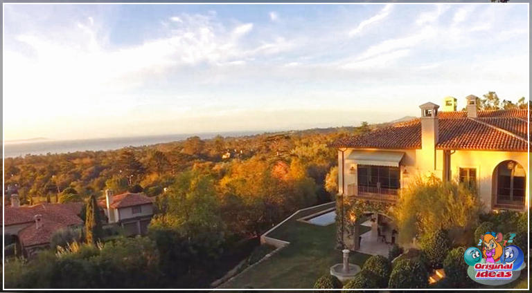 maison Extérieur de la maison de luxe avec vue sur l'océan