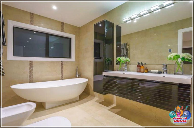 50 idées de design de salle de bain de luxe (granit, cette salle de bain moderne, comptoir, chambre à coucher, luxe, salle de bain, design, idées, carreaux de céramique) 50 idées de design de salle de bain de luxe