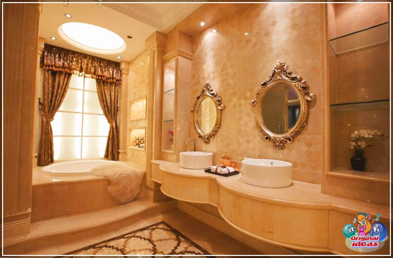 50 idées de design de salle de bain de luxe (granit, cette salle de bain moderne, comptoir, chambre à coucher, luxe, salle de bain, design, idées, carreaux de céramique) 50 idées de design de salle de bain de luxe