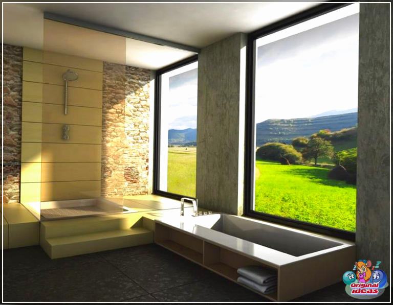 50 idées de design de salle de bain de luxe (granit, cette salle de bain moderne, comptoir, chambre à coucher, luxe, salle de bain, design, idées, carreaux de céramique) 50 idées de design de salle de bain de luxe