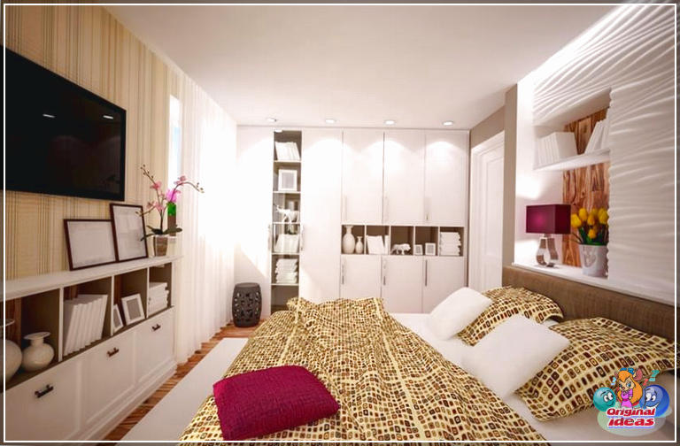Como fazer seu quarto pequeno parecer maior (textura, textura, decoração, criação, fabricação, seu, pequeno, quarto, aparência) Como fazer seu quarto pequeno parecer maior
