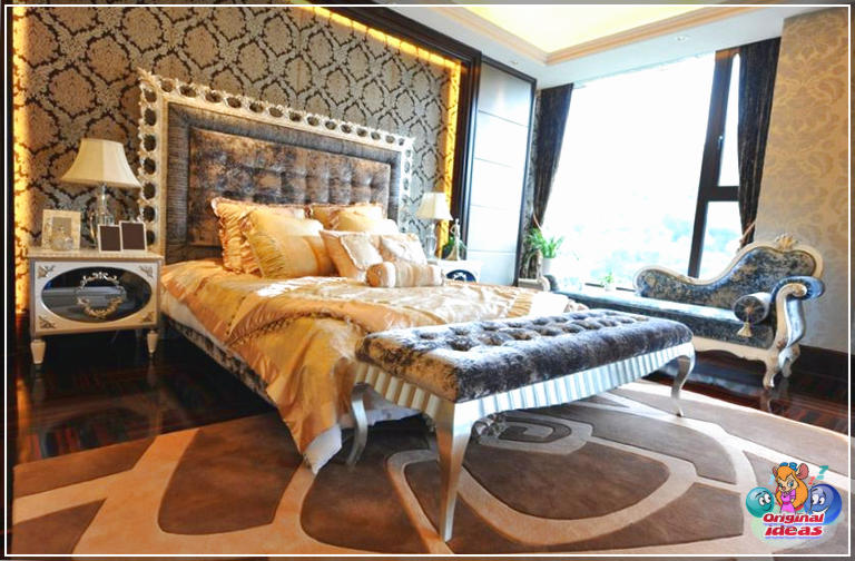 55 idées de chambres à coucher de luxe personnalisées (photos) (céramique, salle de bain, jardin, inspiration, détente, papier peint, personnalisé, luxe, maître, chambre à coucher, idées, meubles) 55 idées de chambre principale de luxe personnalisées (photos)