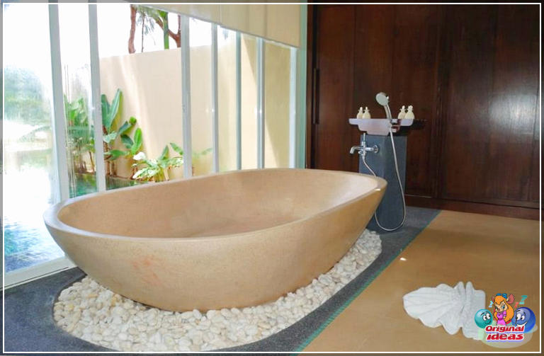 51 idées de design de salle de bain (photos de baignoires et douches) (minimaliste, extérieur, armoires, combinaison, simple, salle de bain, design, idées, baignoires, douches, carreaux de pierre) 51 idées de design de salle de bain (photos de baignoires et douches)