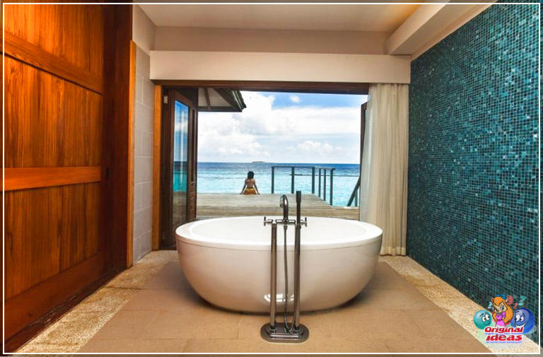 51 idées de design de salle de bain (photos de baignoires et douches) (minimaliste, extérieur, armoires, combinaison, simple, salle de bain, design, idées, baignoires, douches, carreaux de pierre) 51 idées de design de salle de bain (photos de baignoires et douches)