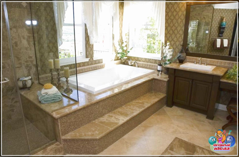 51 idées de design de salle de bain (photos de baignoires et douches) (minimaliste, extérieur, armoires, combinaison, simple, salle de bain, design, idées, baignoires, douches, carreaux de pierre) 51 idées de design de salle de bain (photos de baignoires et douches)